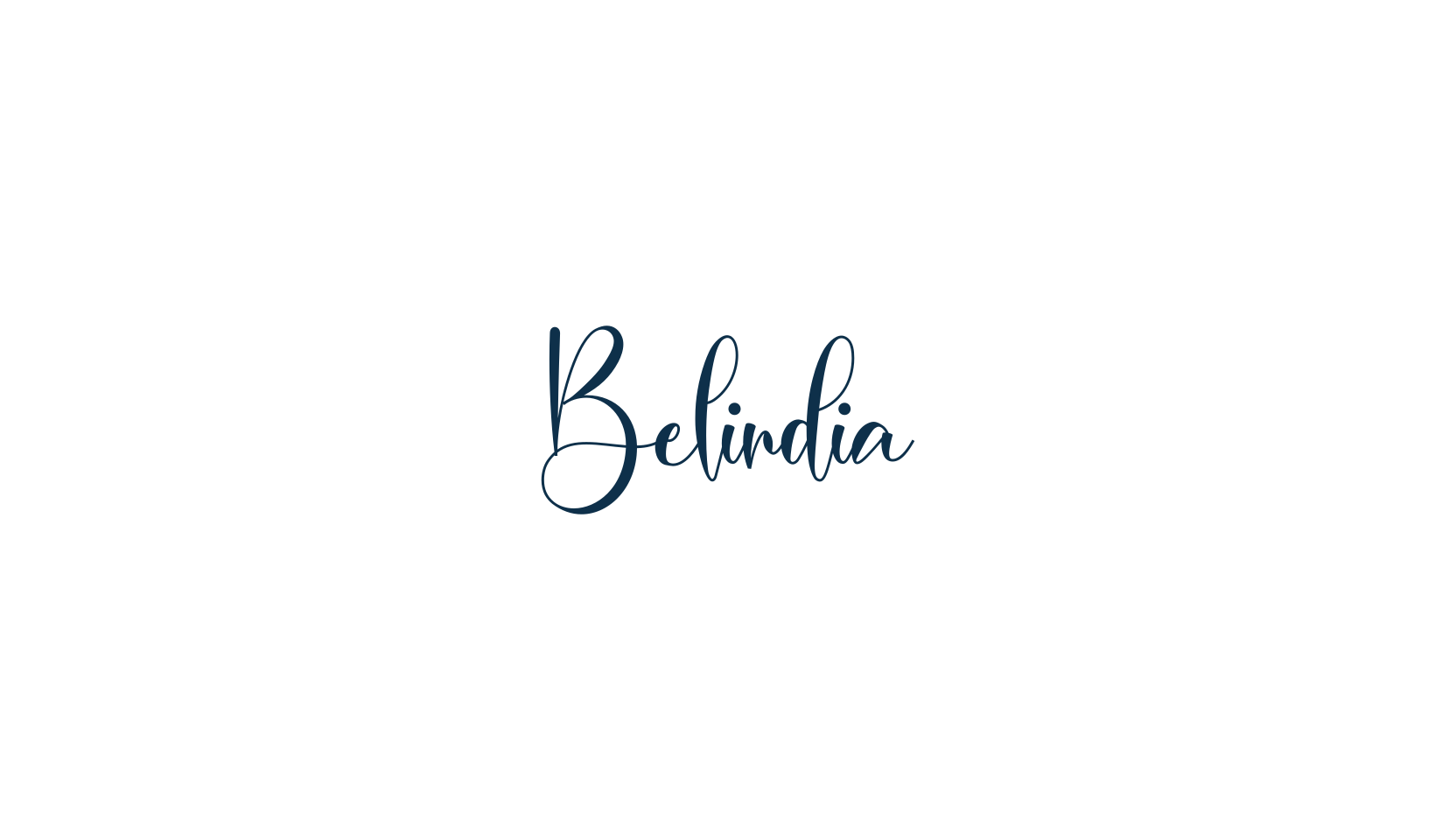Belindia, script calligraphy fancy decorative font preview