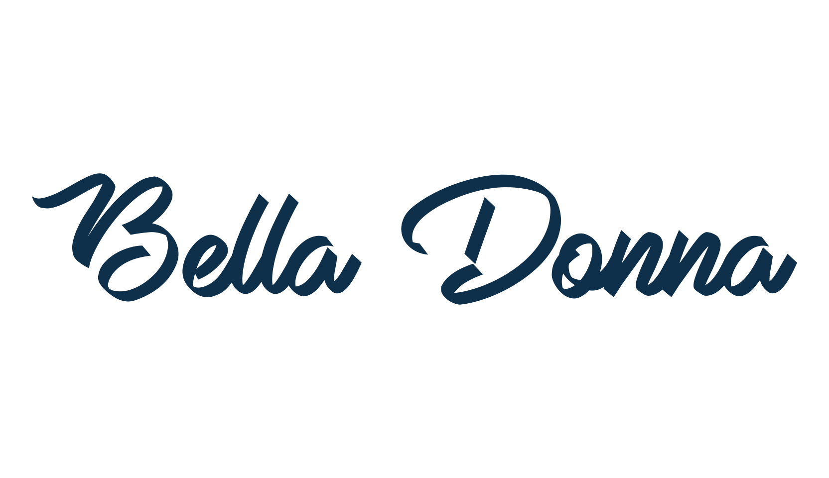Bella Donna, brush font preview