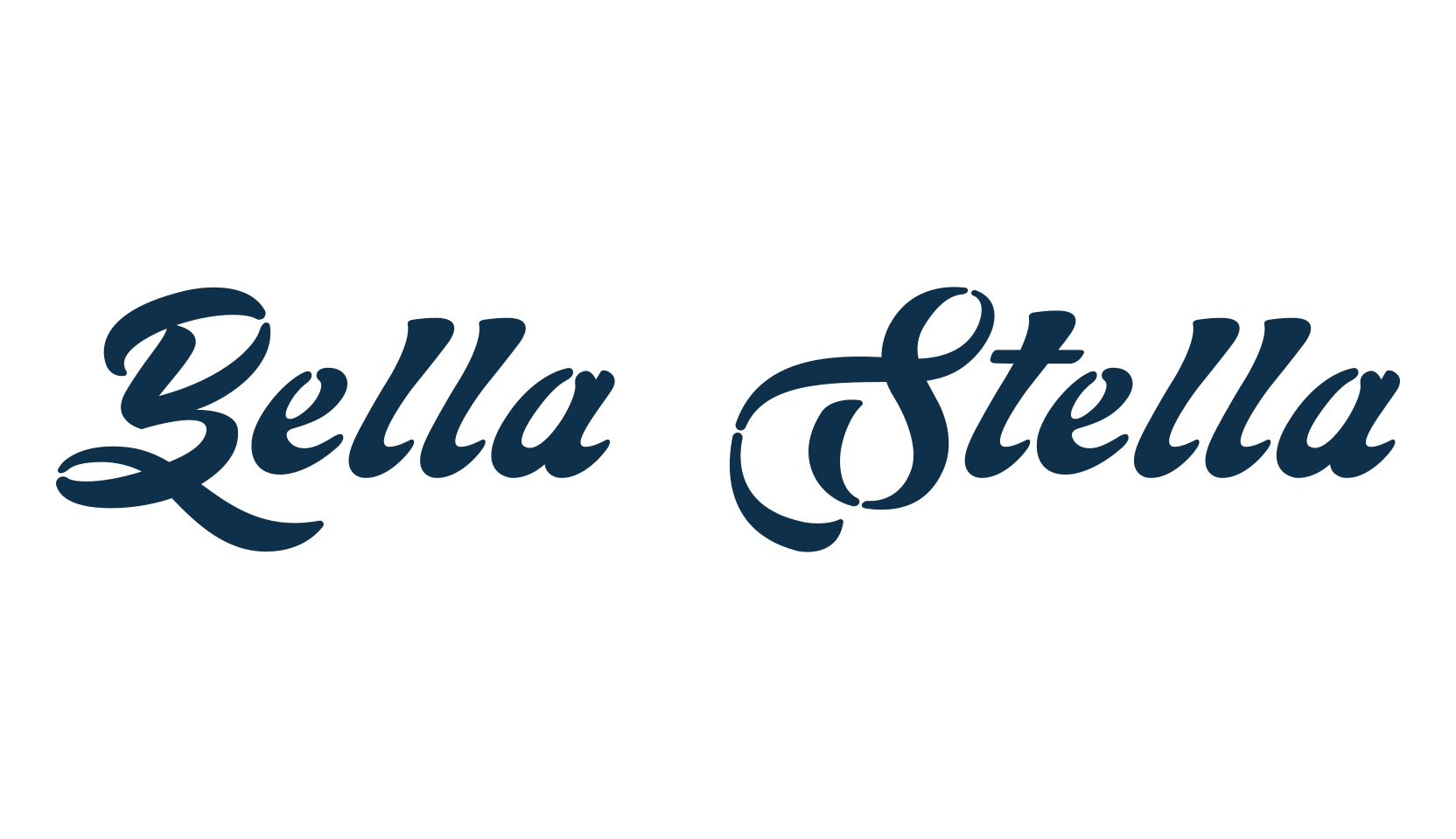 Bella Stella, fancy various decorative script calligraphy font preview
