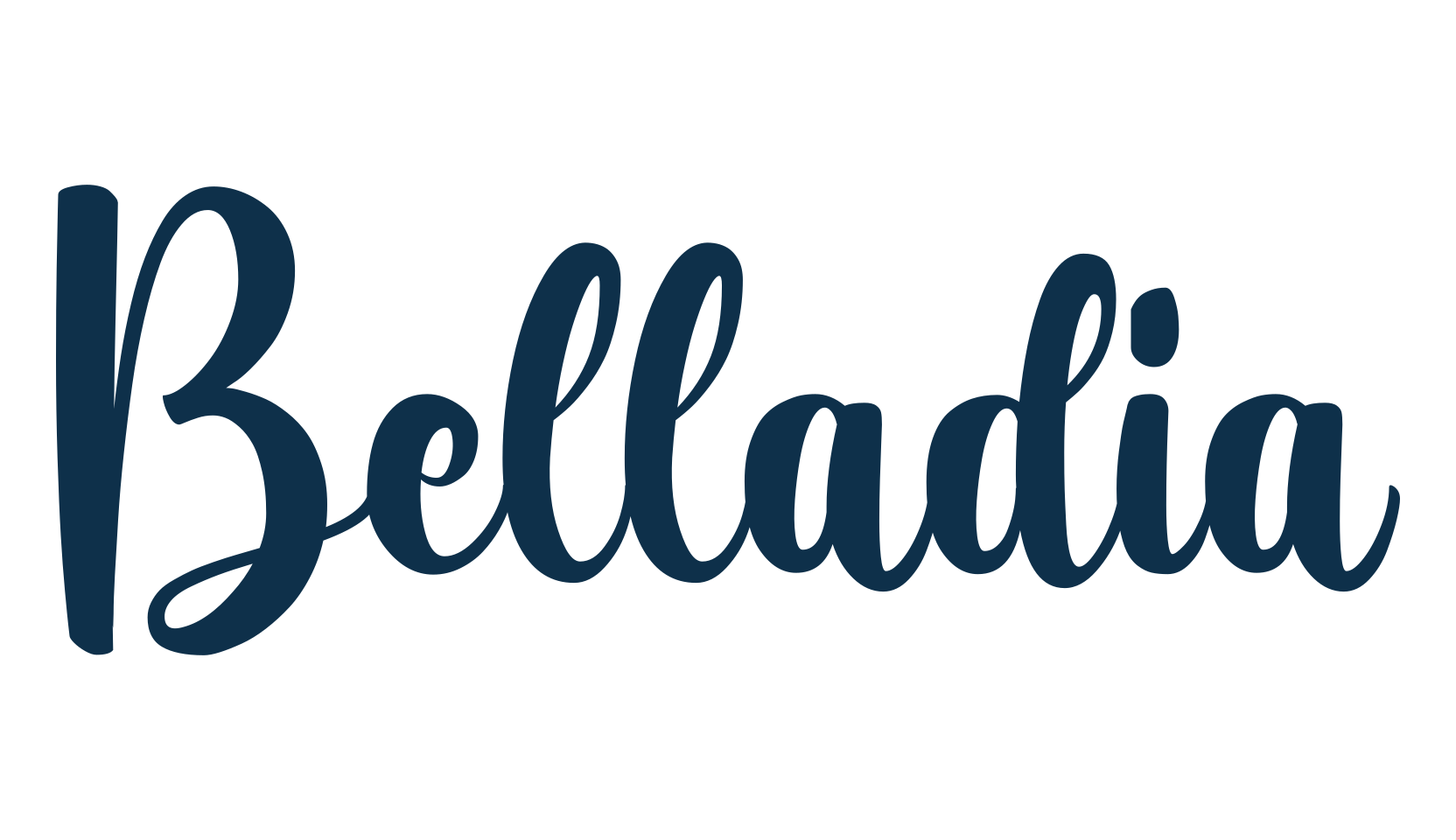 Belladia, handwriting font preview