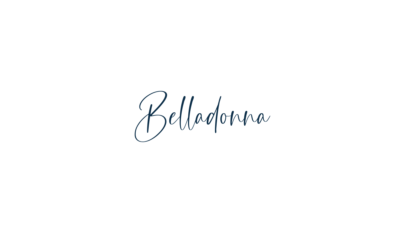 Belladonna, script handwritten fancy decorative calligraphy font preview
