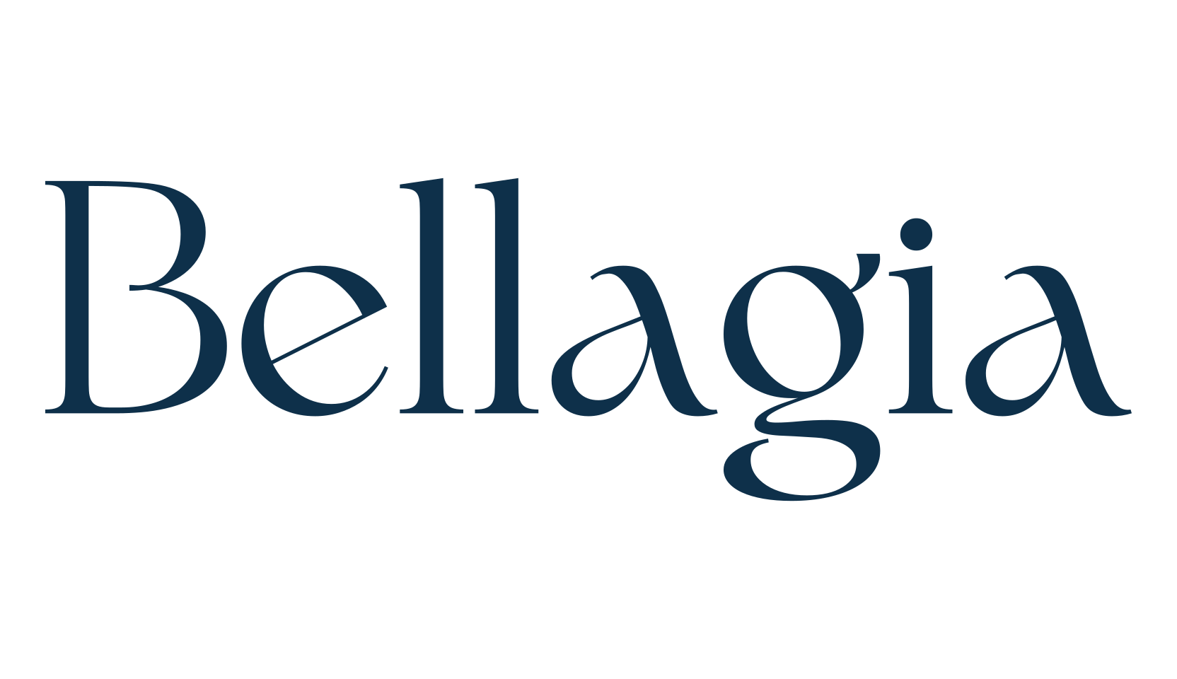 Bellagia, basic serif font preview