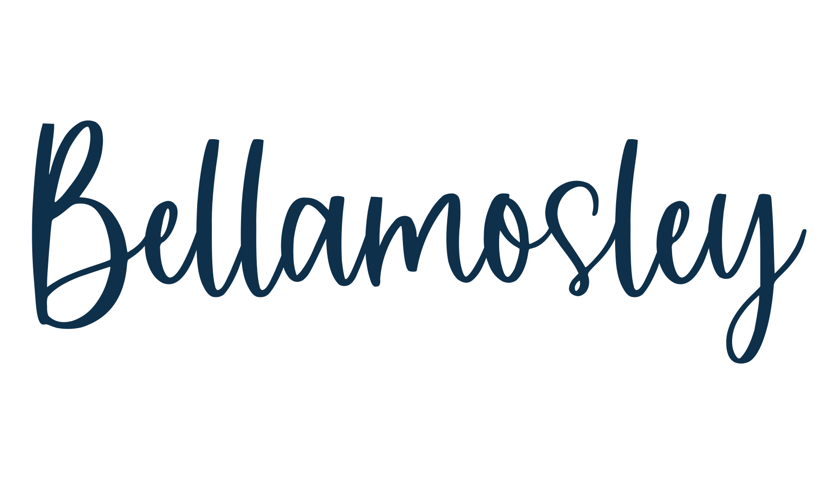 Bellamosley, fancy decorative font preview