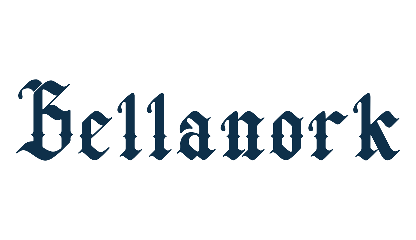 Bellanork, gothic medieval font preview