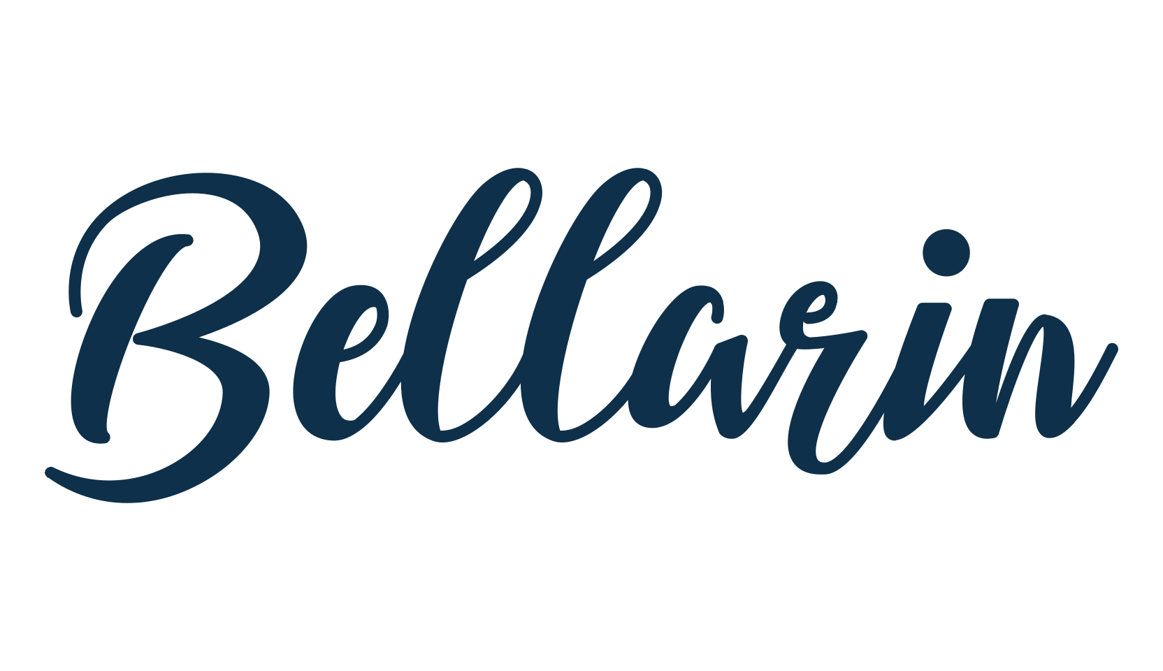 Bellarin, script calligraphy fancy decorative font preview