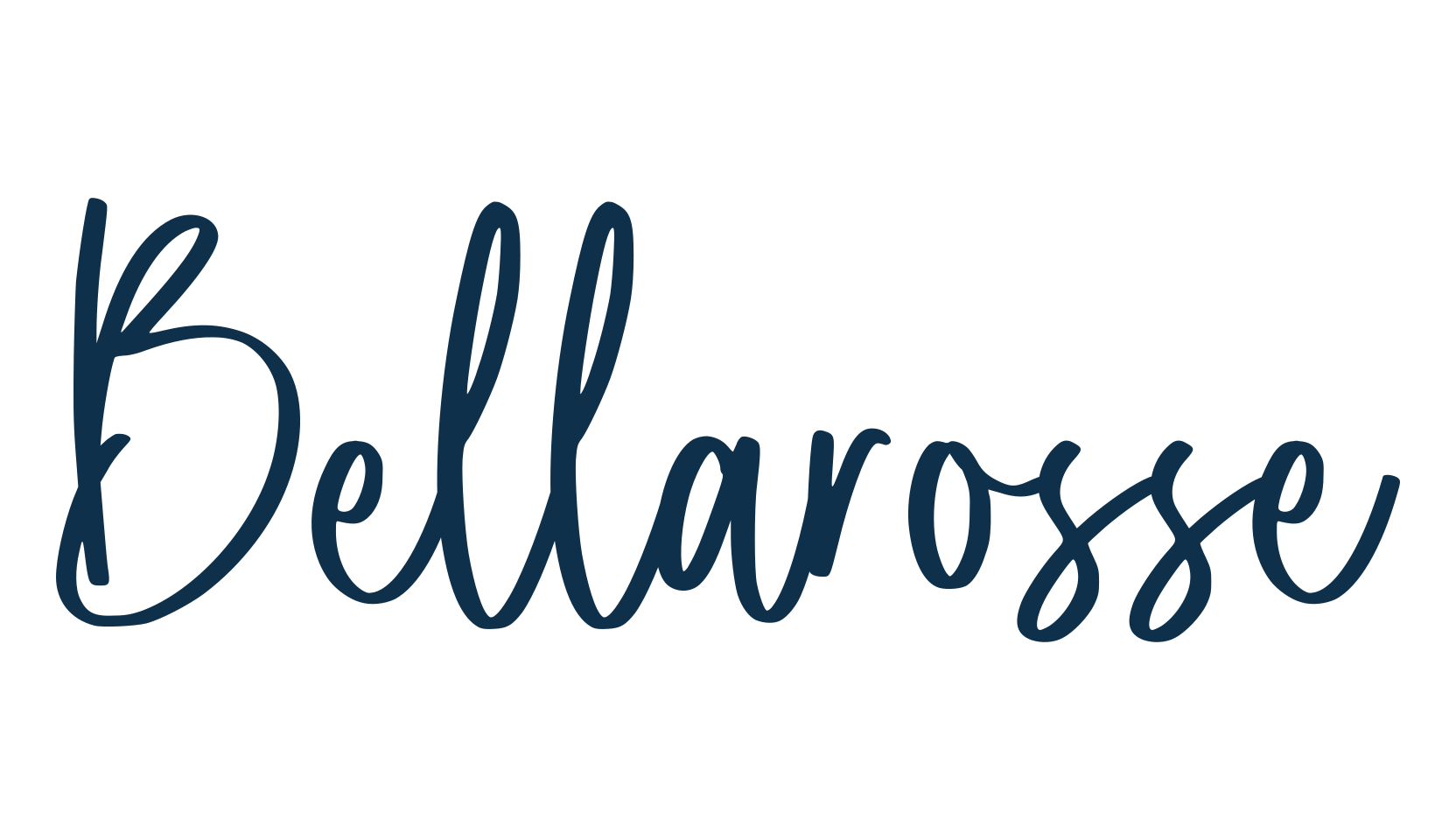Bellarosse, script handwritten fancy decorative calligraphy font preview