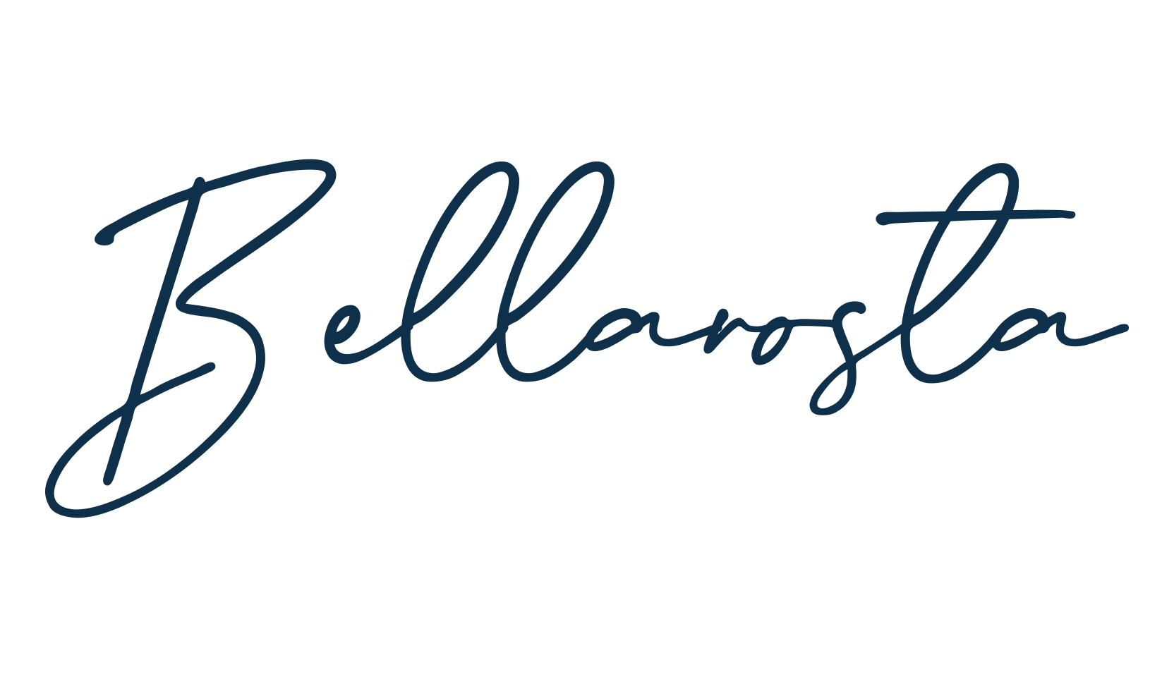 Bellarosta, handwriting font preview