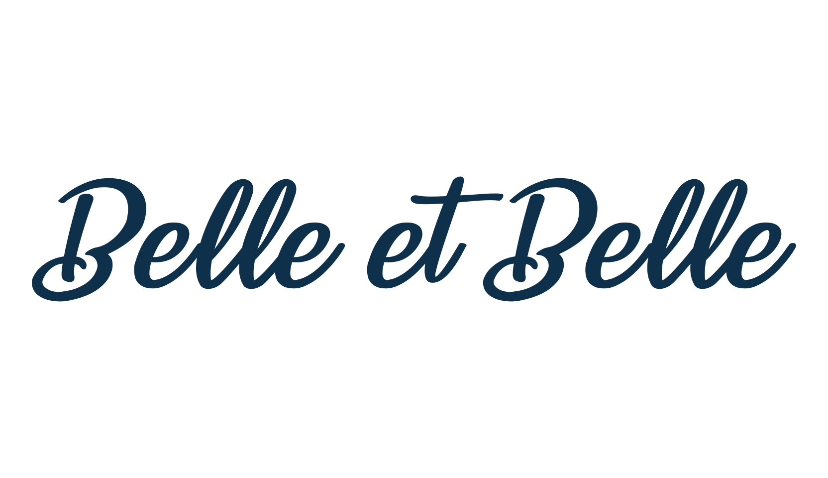 Belle et Belle, fancy various decorative script calligraphy font preview