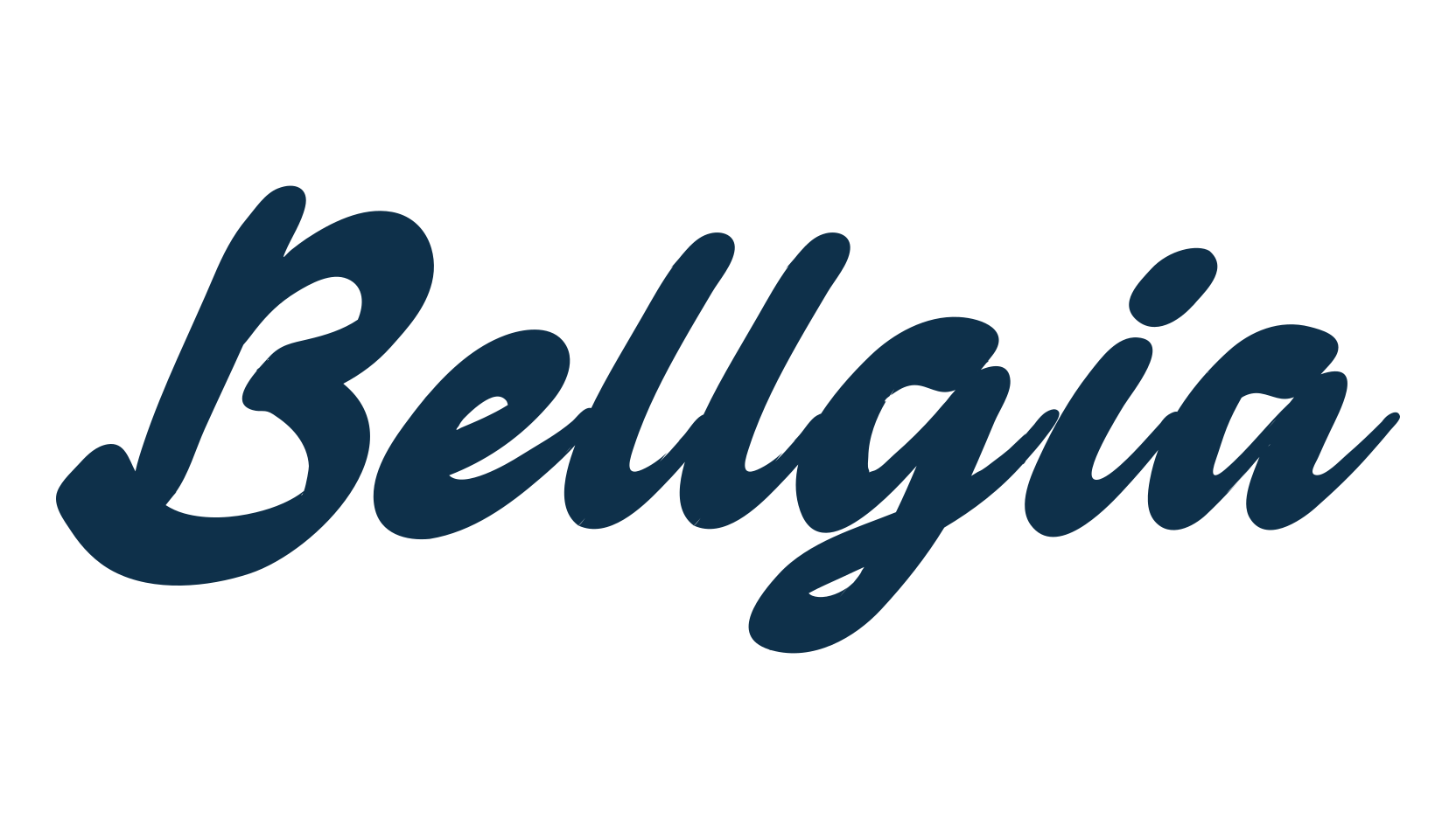 Bellgia, handwriting font preview