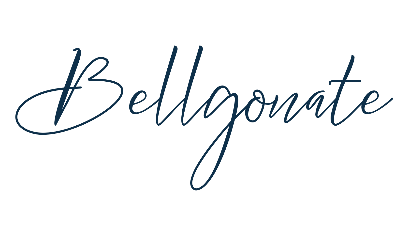 Bellgonate, script handwritten fancy decorative calligraphy font preview