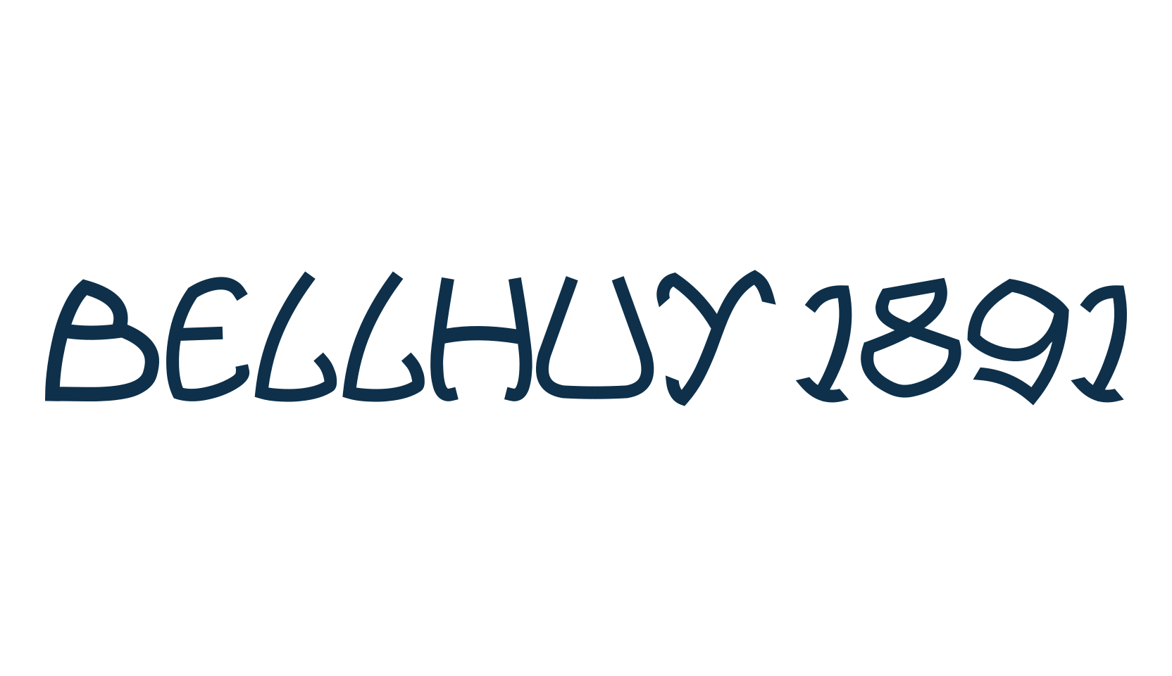 Bellhuy 1891, fancy various decorative font preview