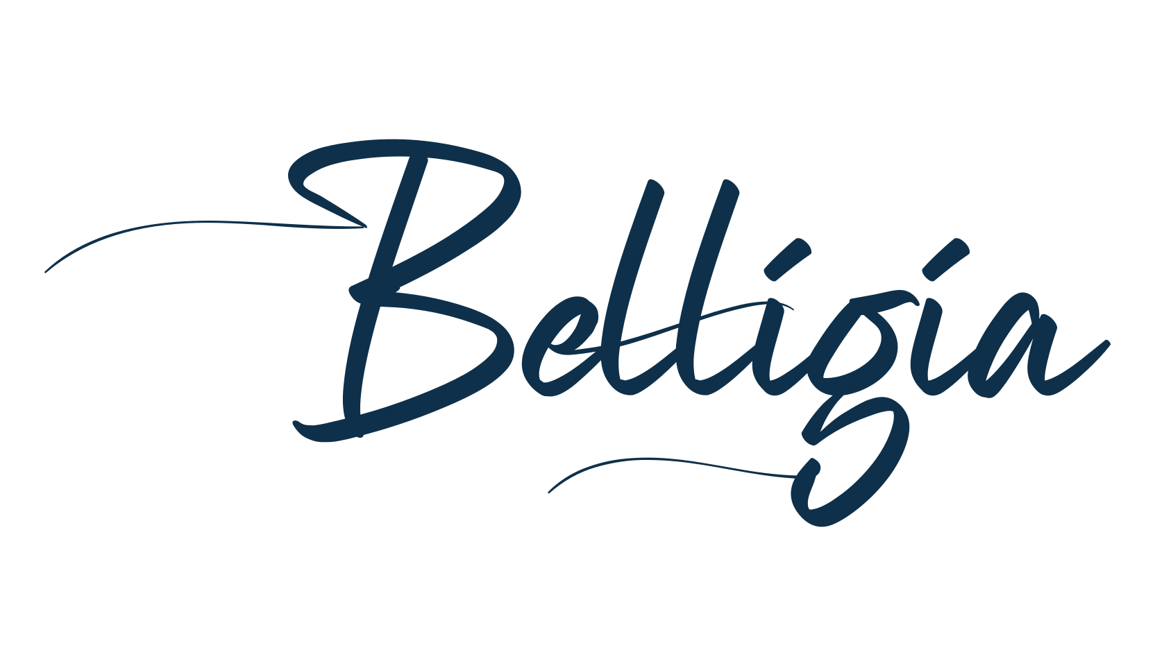 Belligia, calligraphy font preview