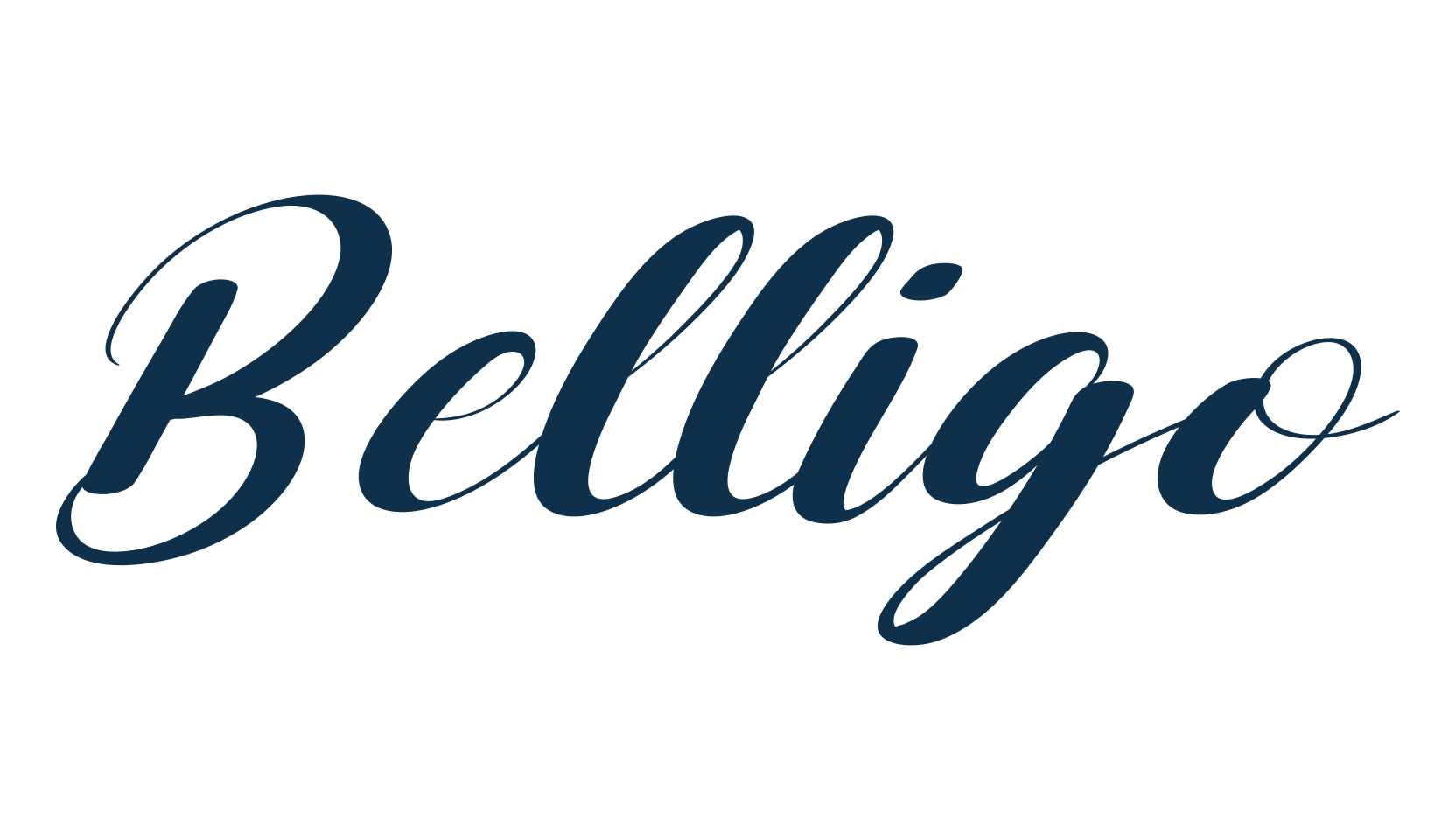 Belligo, calligraphy font preview