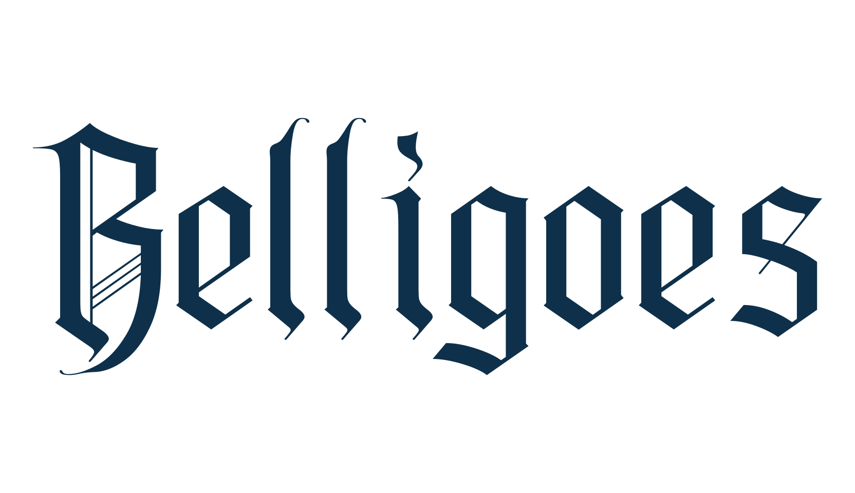 Belligoes, modern font preview