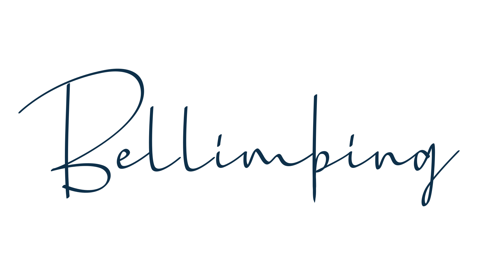 Bellimbing, handwriting font preview