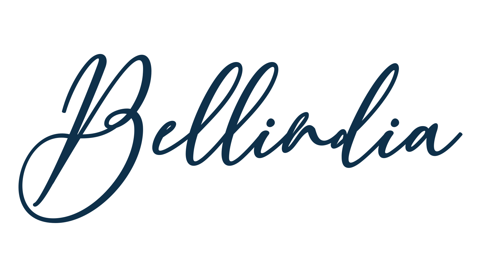 Bellindia, calligraphy font preview