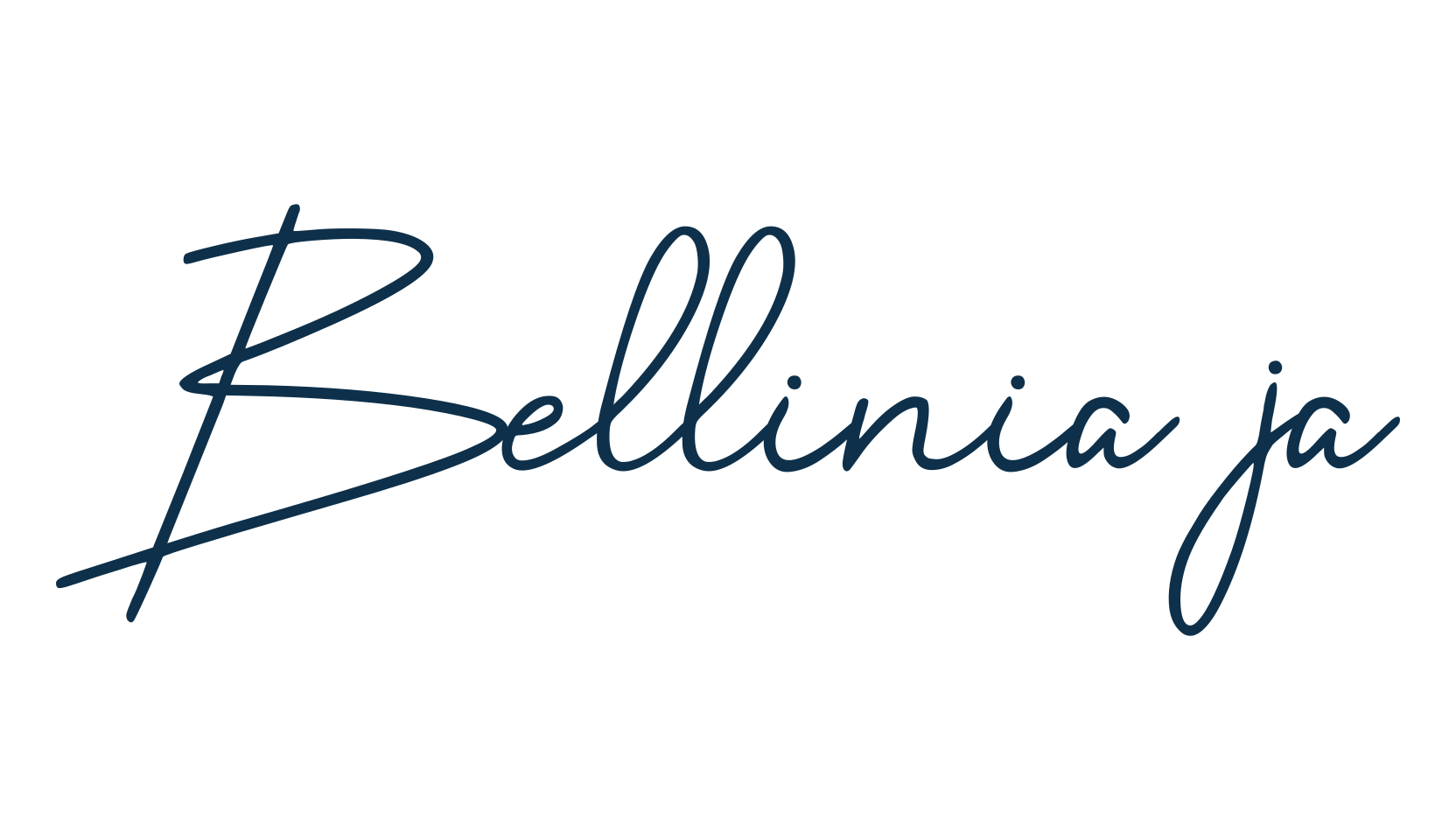 Belliniaja, script handwritten fancy decorative calligraphy font preview