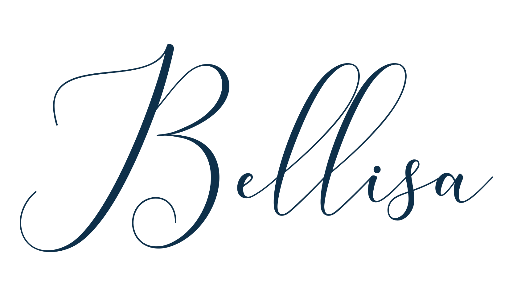 Bellisa (bellisa), script calligraphy fancy decorative font preview