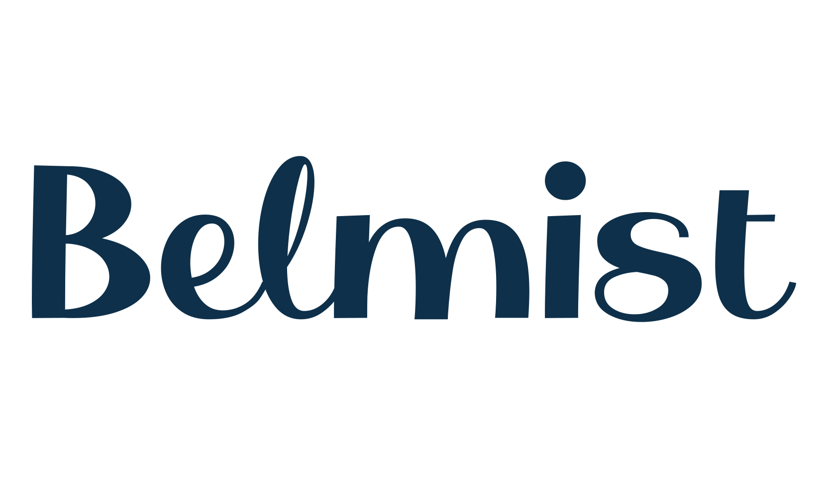 Belmist, fancy retro decorative font preview