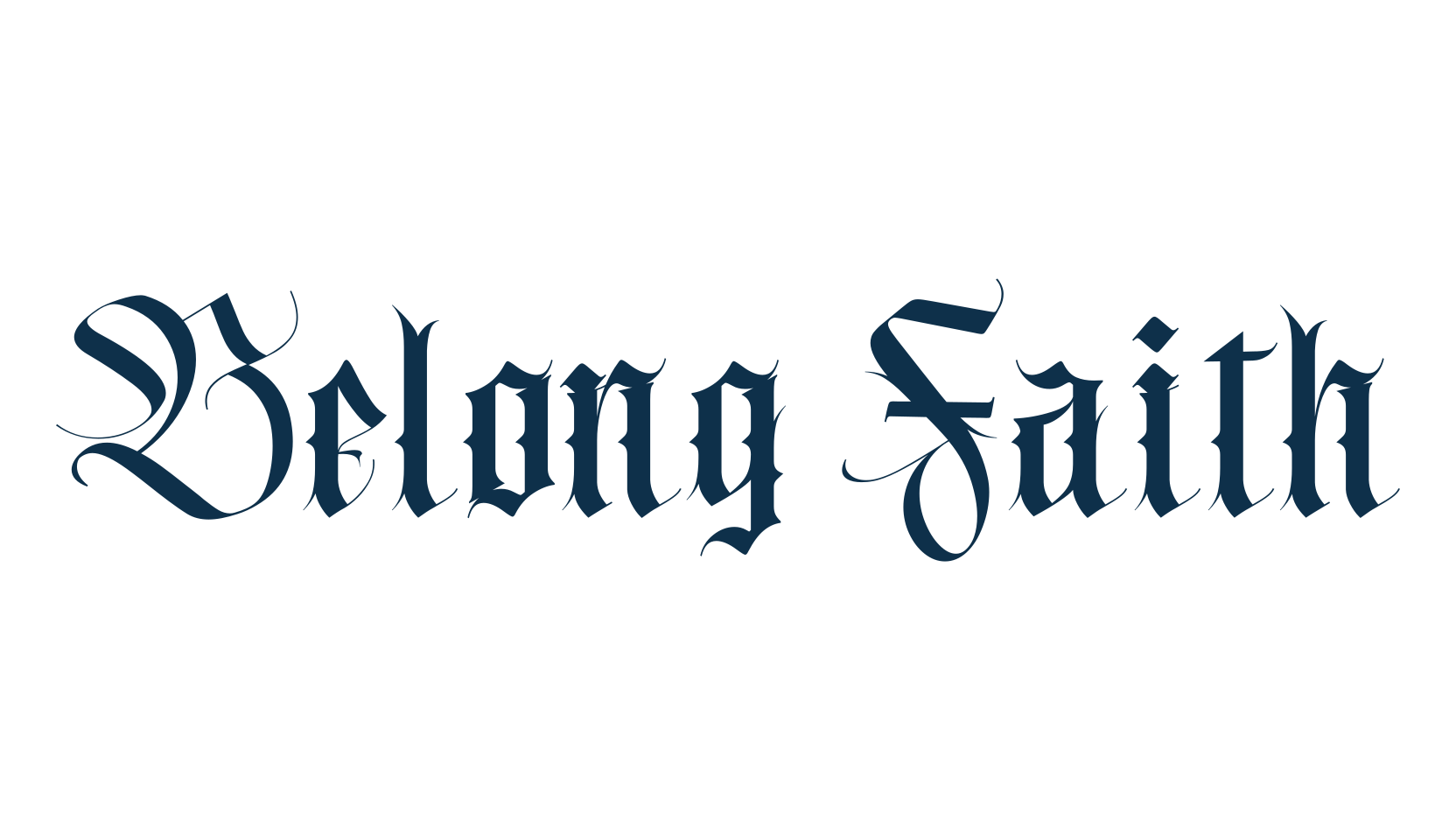 Belong Faith, medieval font preview