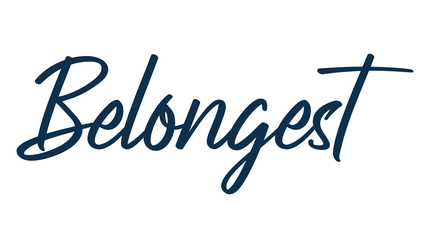 Belongest, fancy decorative font preview
