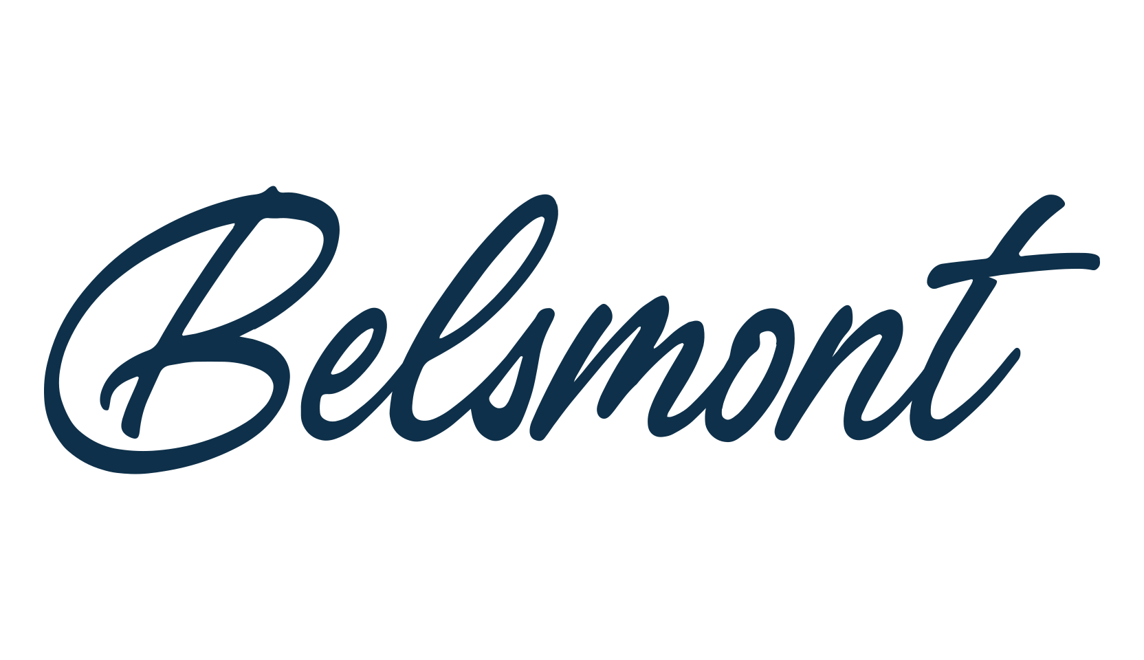 Belsmont, calligraphy font preview
