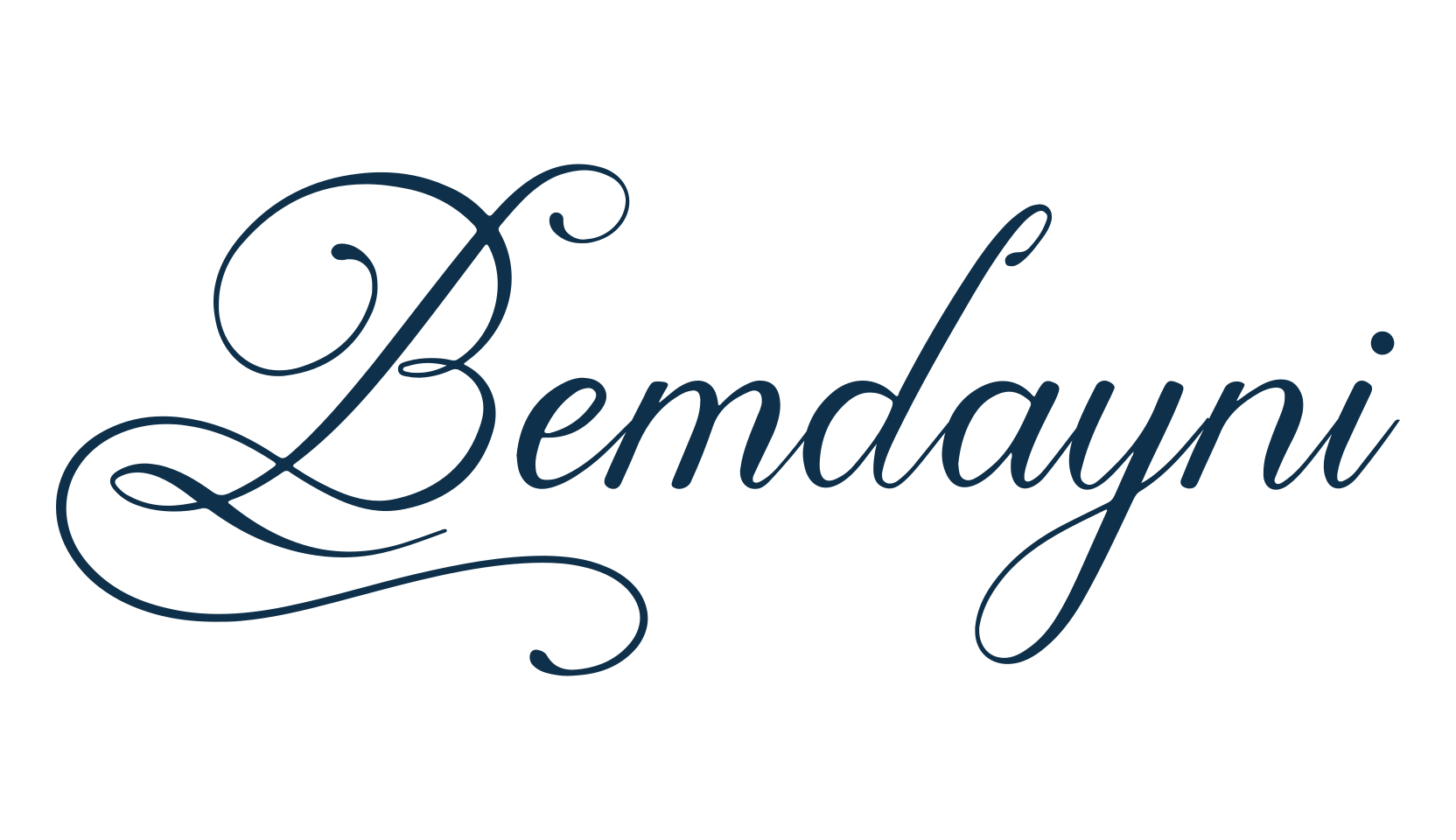Bemdayni, calligraphy font preview