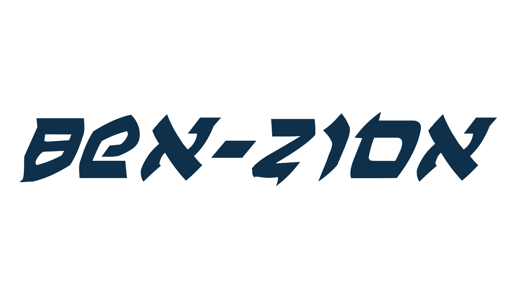Ben-Zion, fancy various foreign look font preview