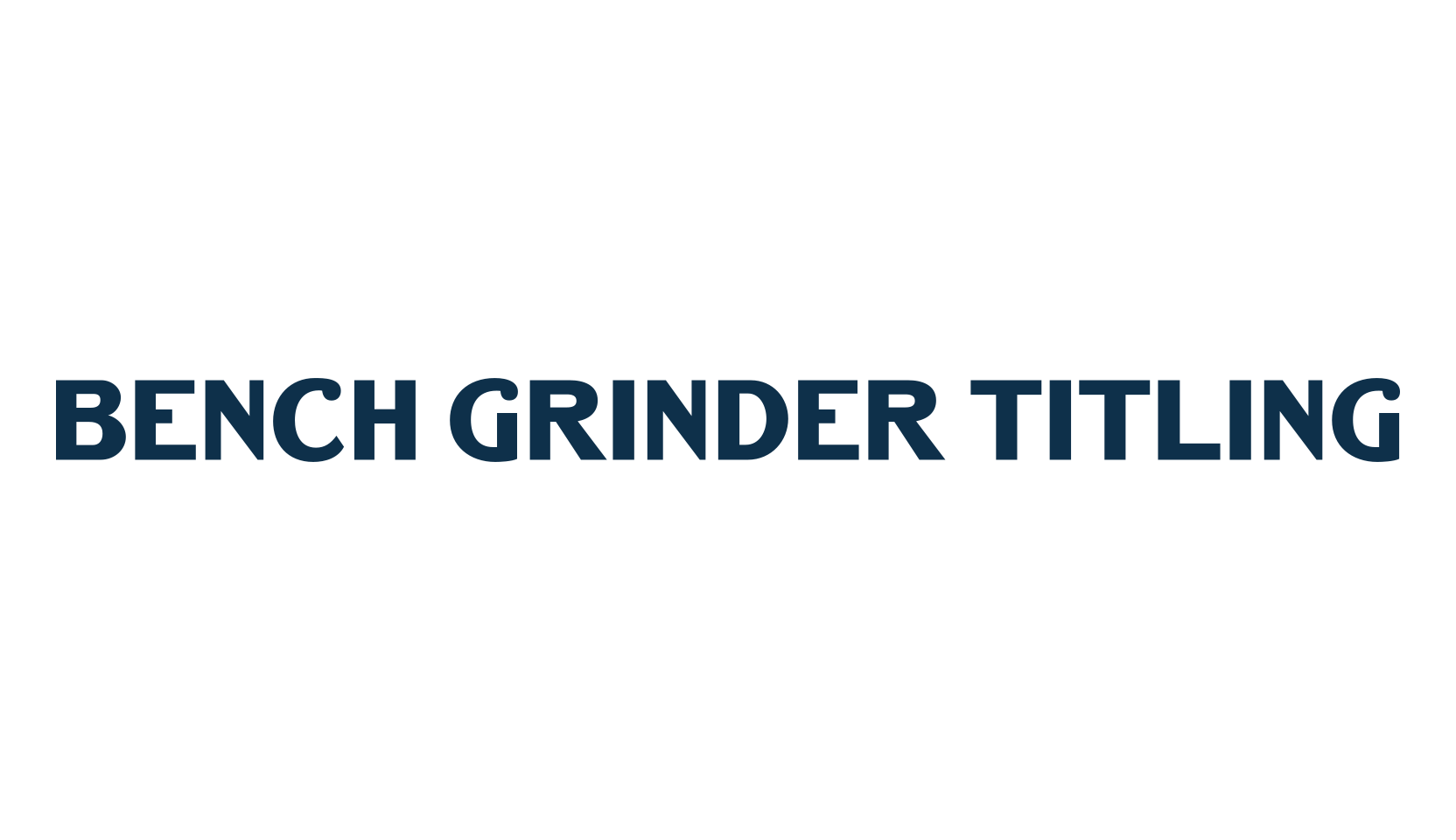 Bench Grinder Titling, fancy retro decorative font preview