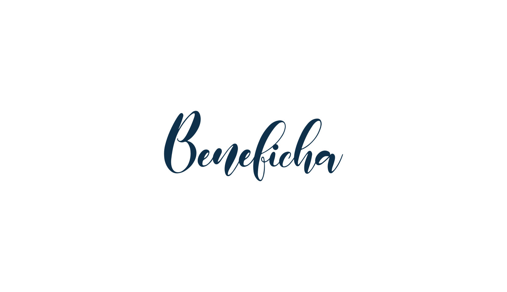 Beneficha, calligraphy font preview