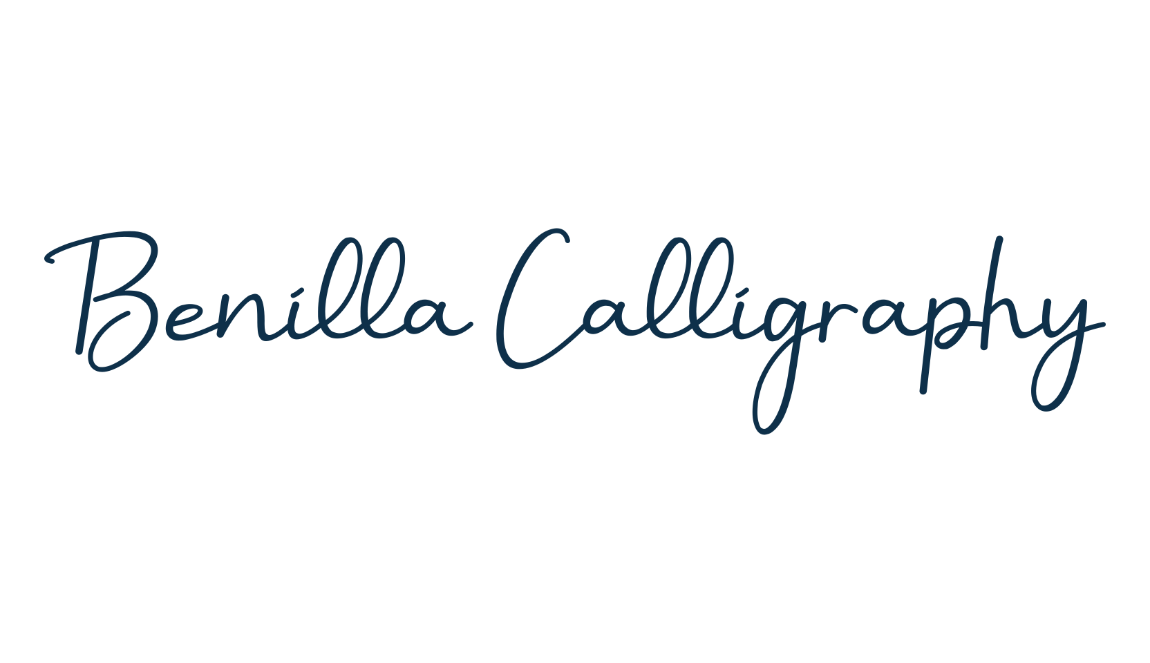 Benilla Calligraphy, script handwritten fancy decorative calligraphy font preview