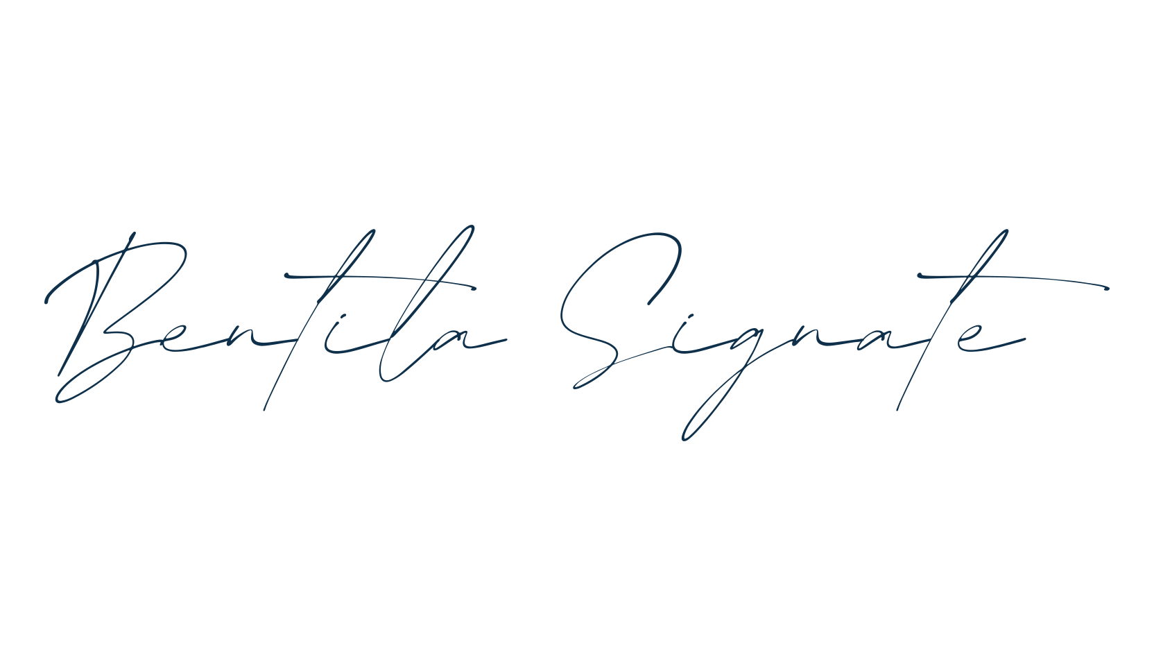 Bentila Signate, script handwritten fancy decorative calligraphy font preview