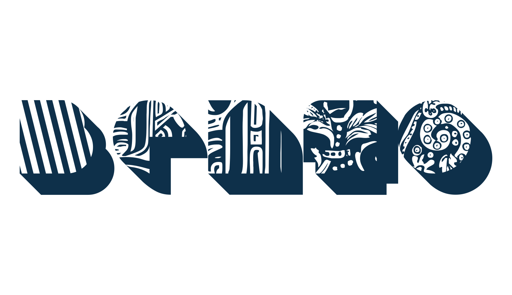 Bento (bento), decorative font preview