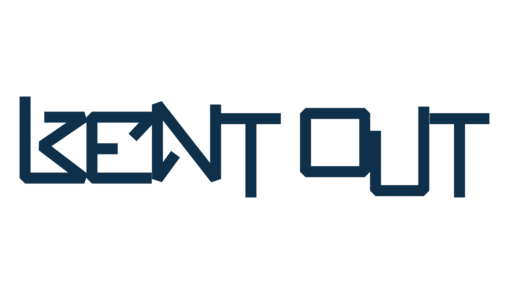 Bent Out, various font preview