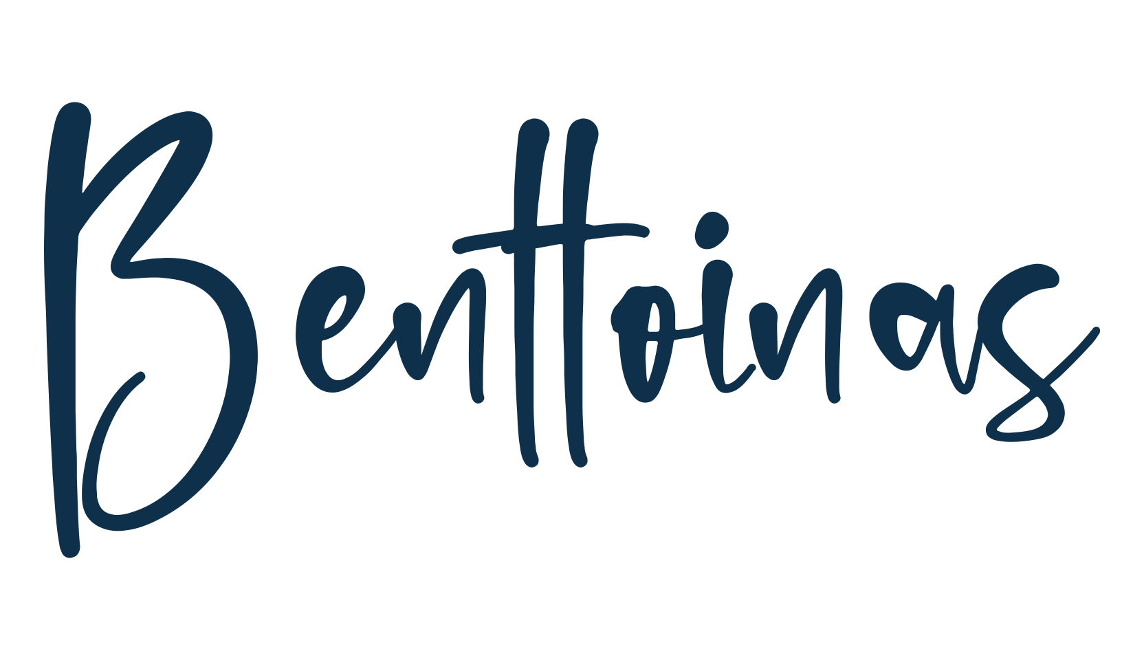Benttoinas, handwriting font preview