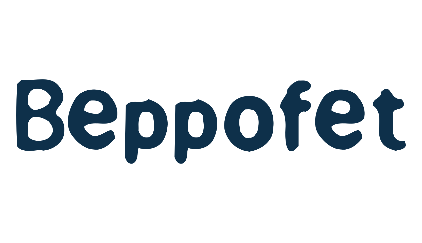 Beppofet, fancy eroded decorative font preview