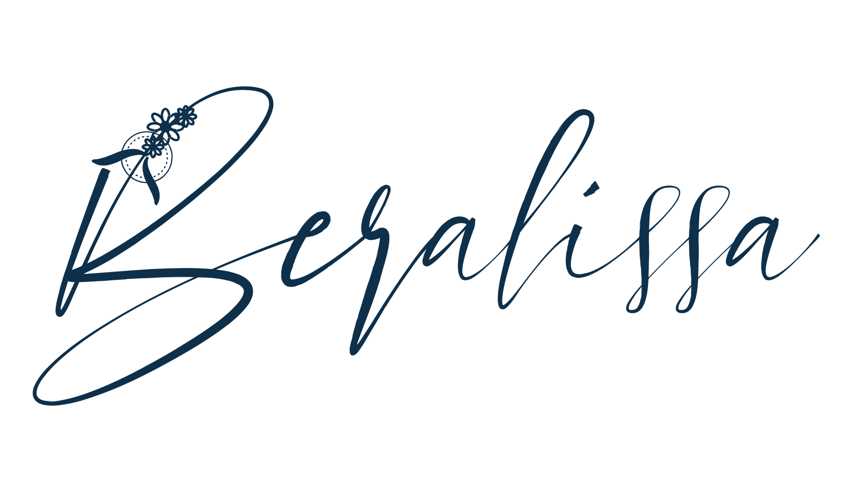 Beralissa, calligraphy font preview