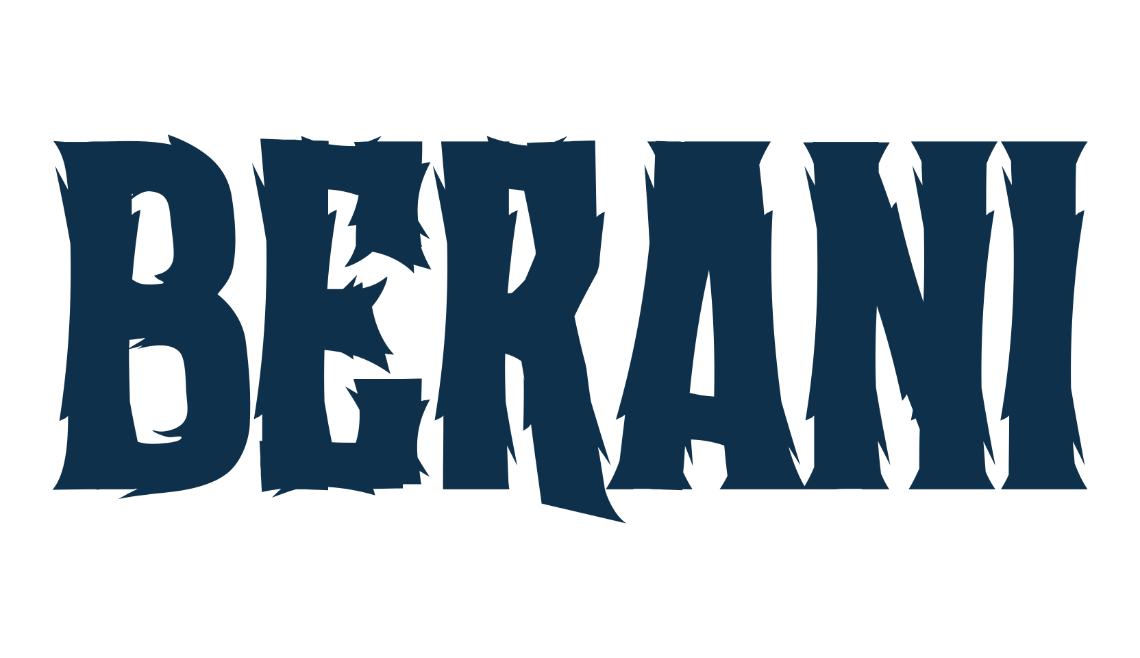 Berani, halloween font preview
