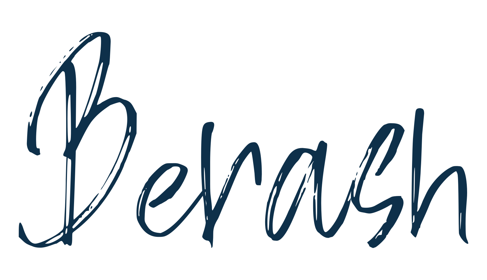 Berash, script brush fancy decorative calligraphy font preview