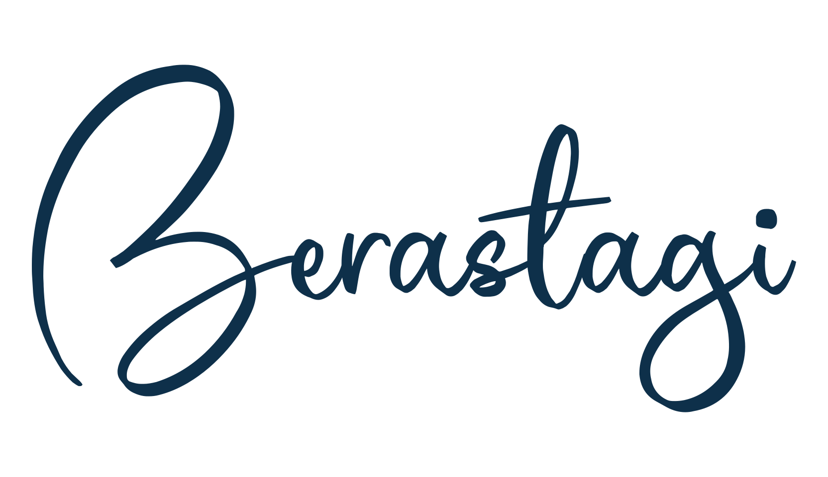 Berastagi, script handwritten fancy decorative calligraphy font preview