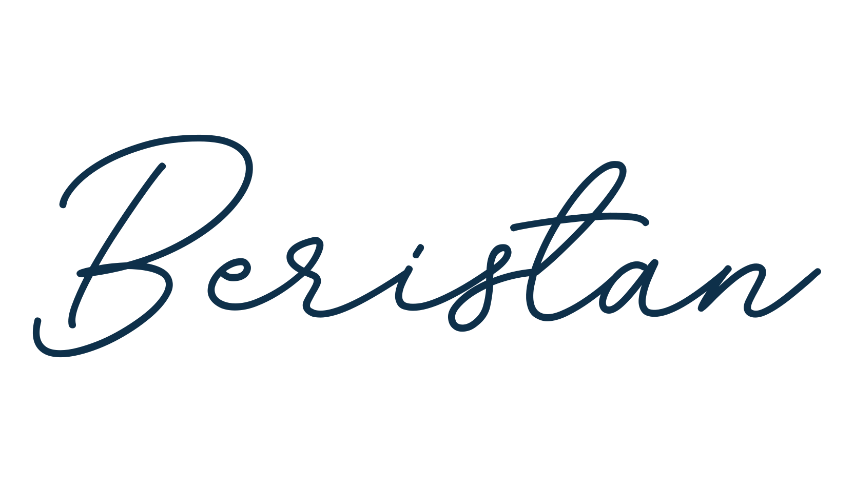 Beristan, script handwritten fancy decorative calligraphy font preview