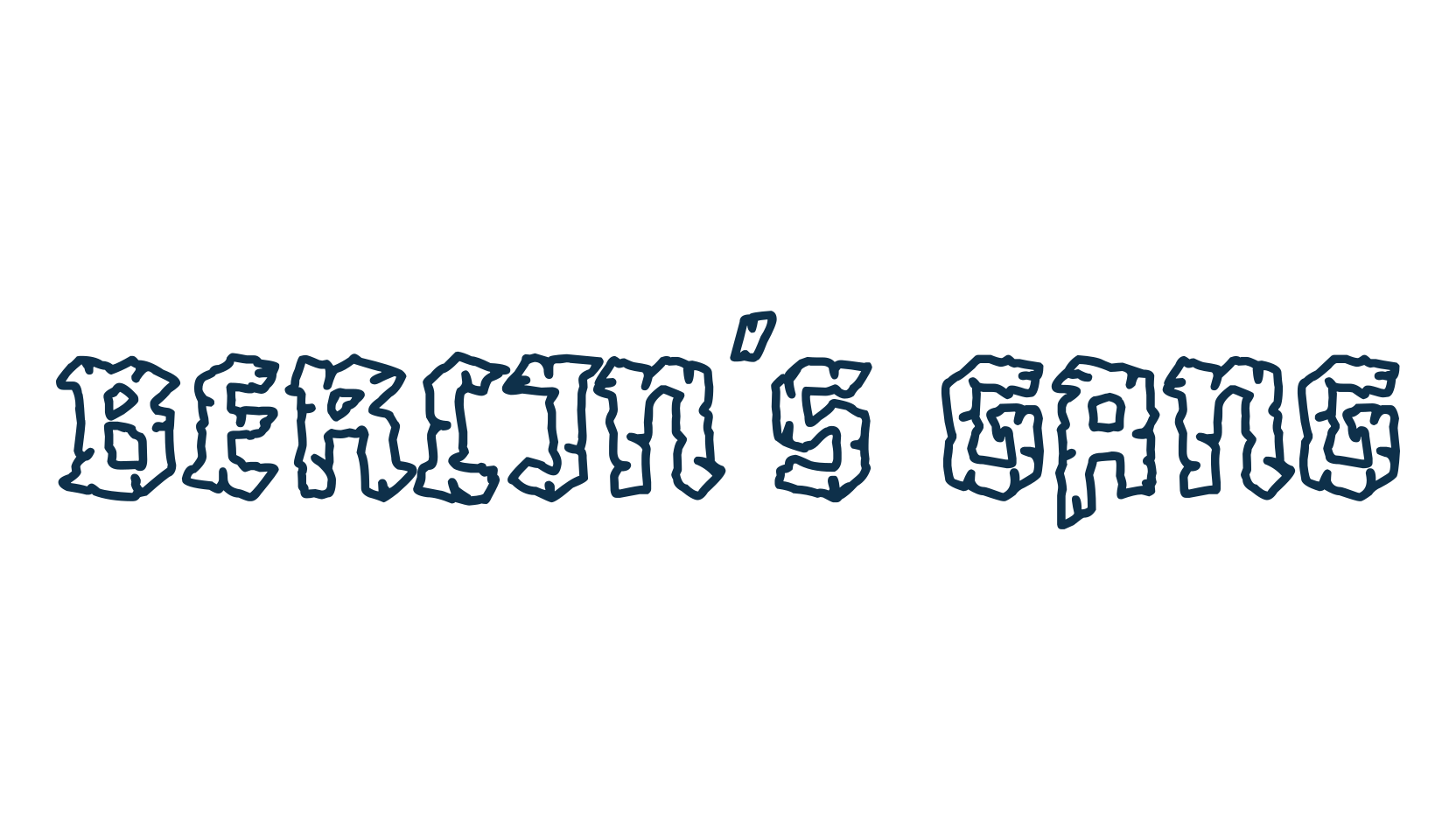 Berlin's Gang, fancy various gothic font preview