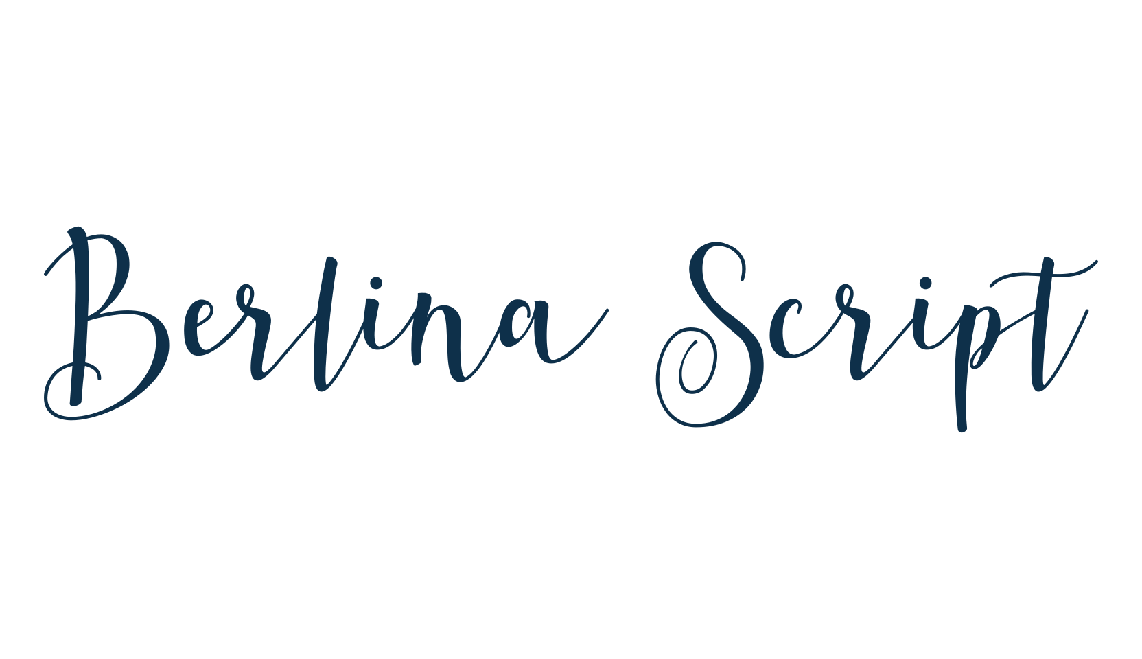 Berlina Script, script calligraphy fancy decorative font preview