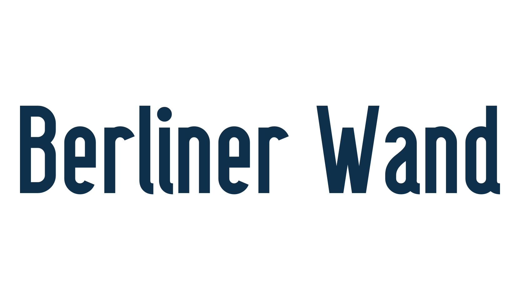 Berliner Wand, basic sans serif font preview