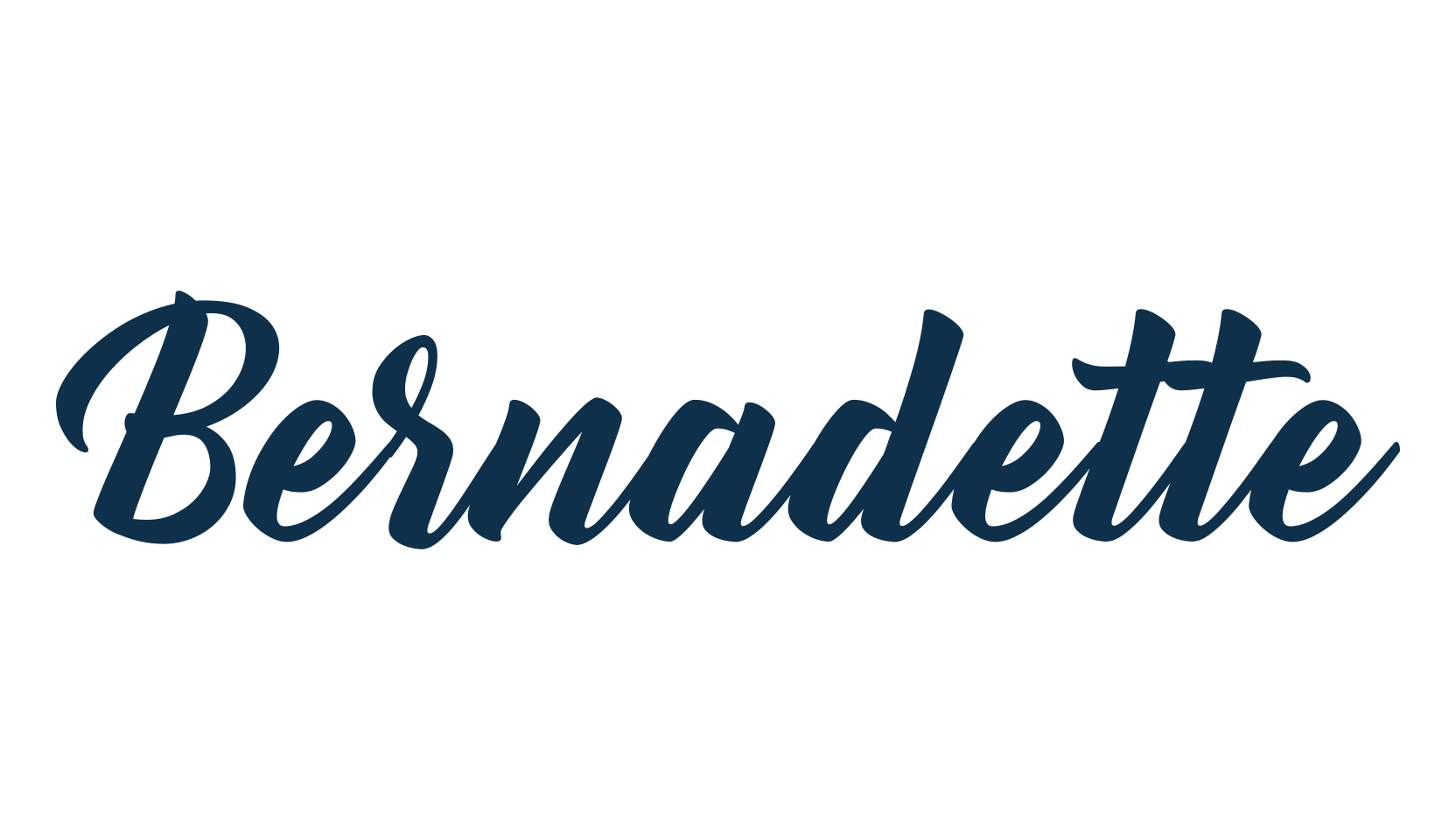 Bernadette (bernadette), script calligraphy fancy decorative font preview