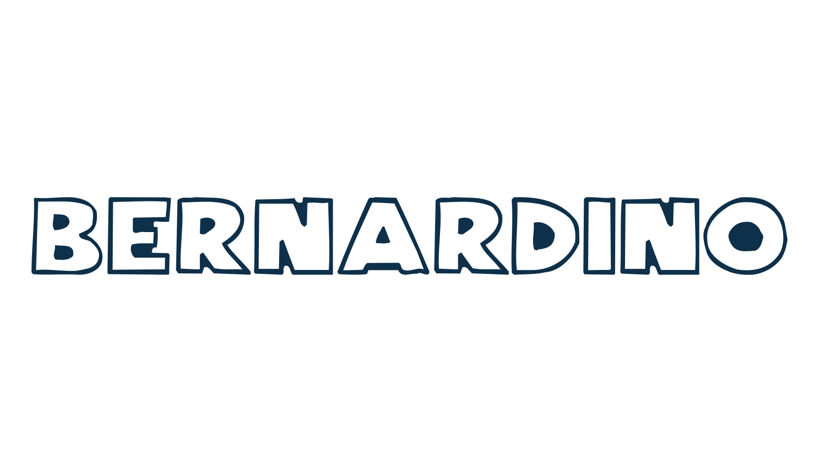 Bernardino, cartoon font preview