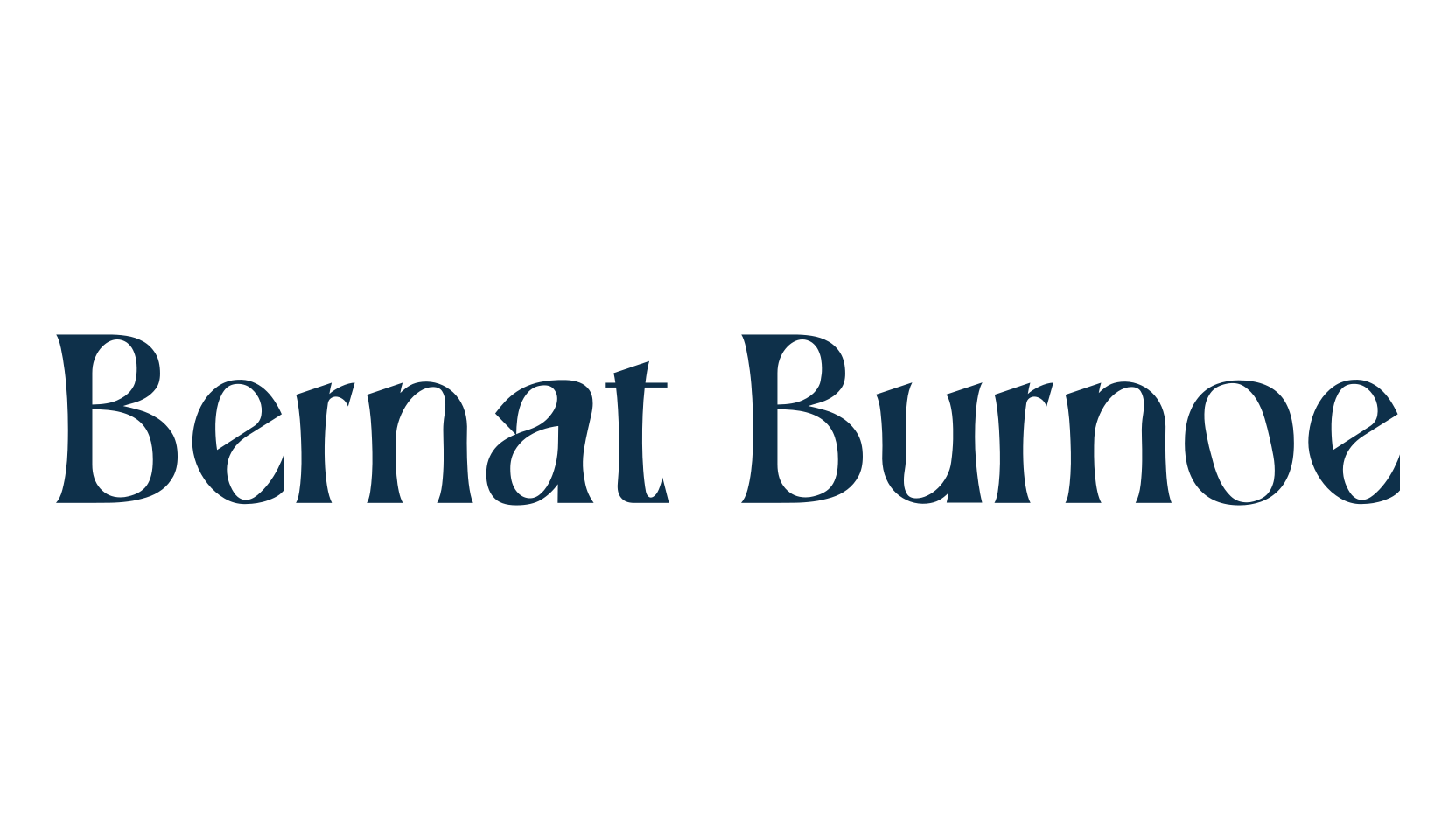 Bernat Burnoe, retro font preview