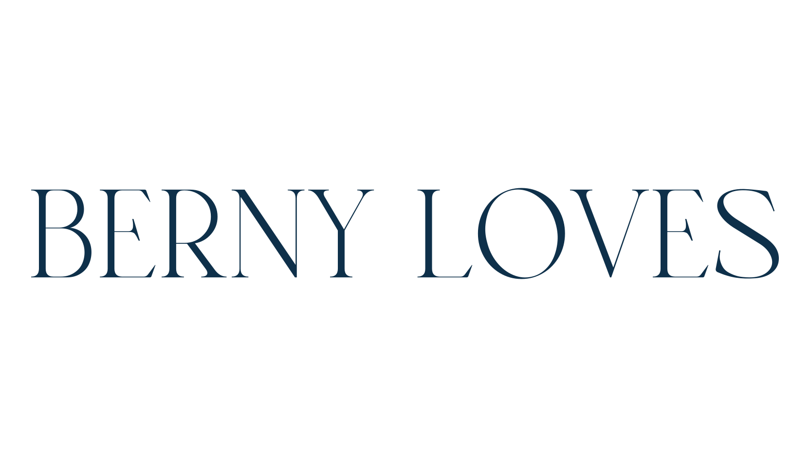 Berny Loves, serif font preview