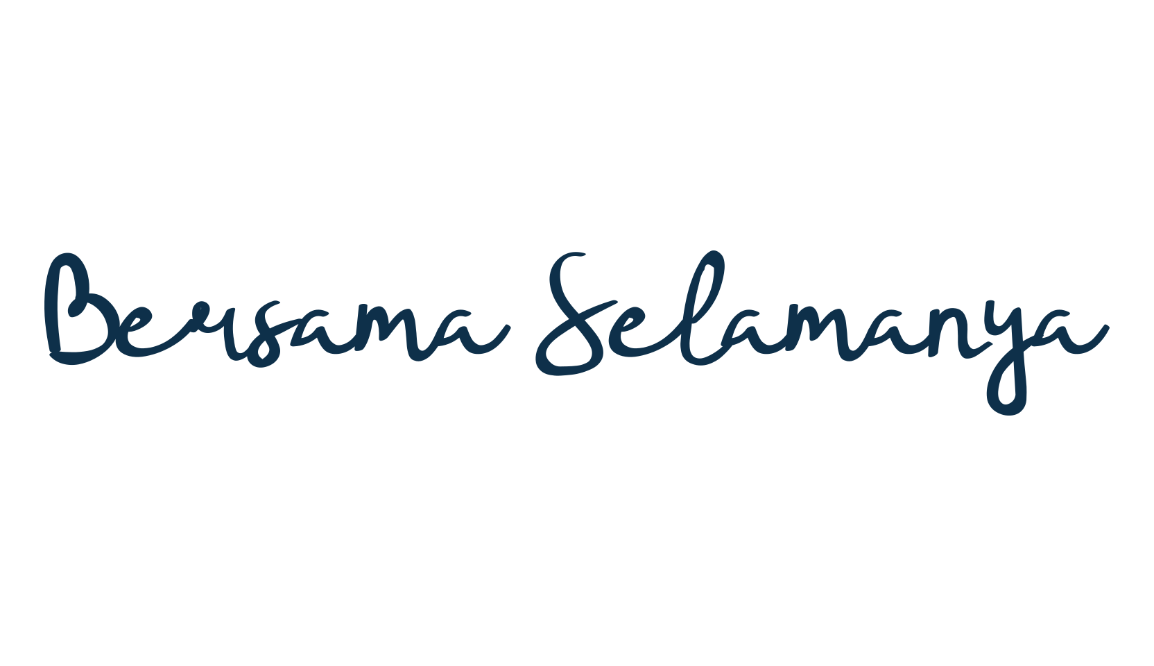 Bersama Selamanya, script handwritten fancy decorative calligraphy font preview