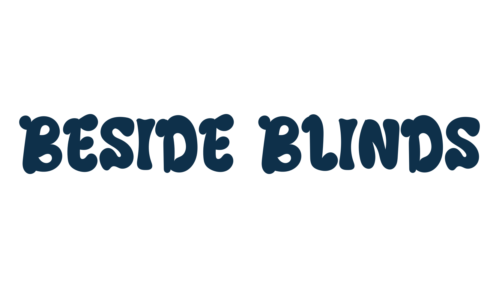 Beside Blinds, cartoon font preview